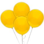 Balão TRADICIONAL nº 9 Liso Amarelo - 50 Un