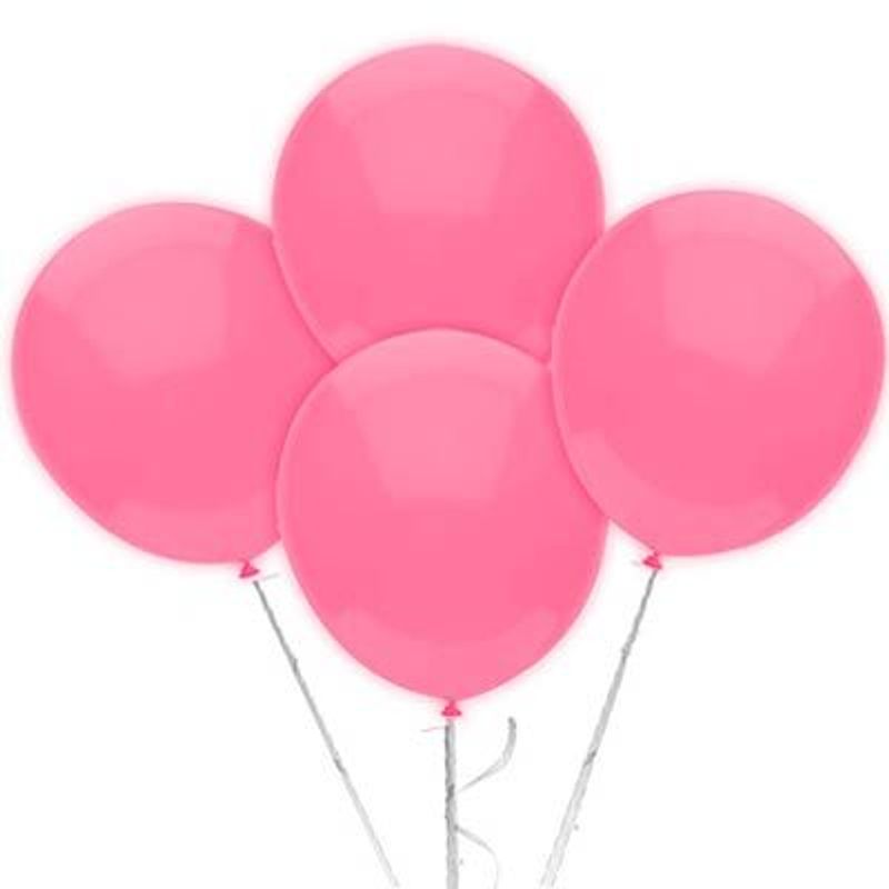 Balão TRADICIONAL nº 7 Liso Rosa Claro - 50 Un