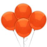 Balão TRADICIONAL nº 7 Liso Laranja - 50 Un