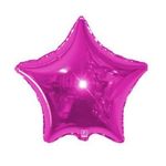 Balão Metalizado Estrela 04 Polegadas Liso Pink