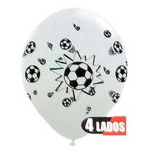 Balão Bola de Futebol nº 10 (25cm) - 25 Un