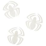 Aplique em E.V.A. Mini Aranha BRANCA - 12 Un