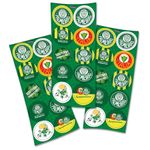 Adesivo Redondo Palmeiras - 03 cartelas