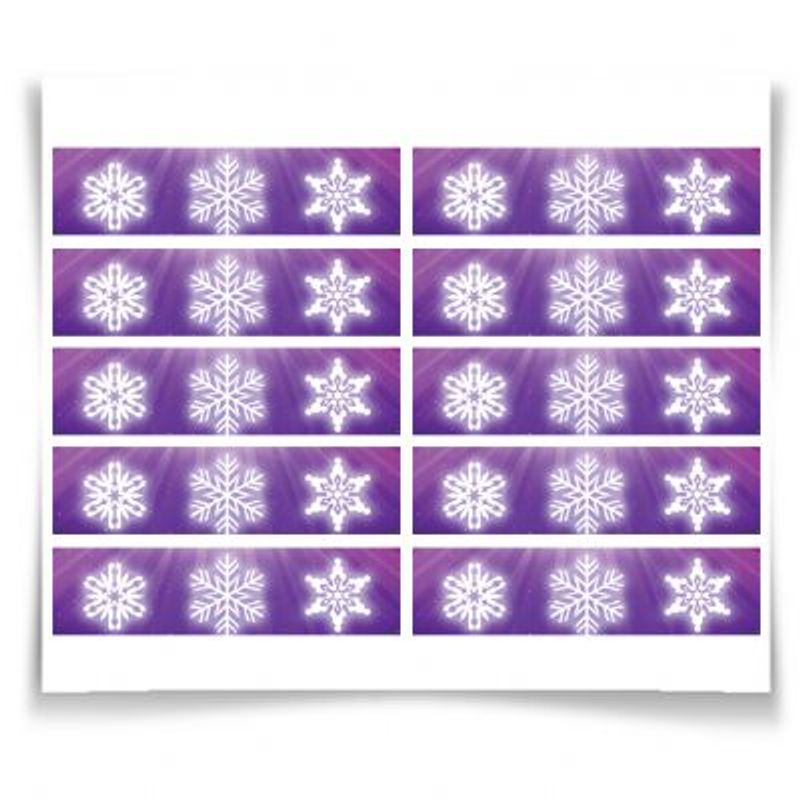 Adesivo Especial Retangular Frozen - 20 Un