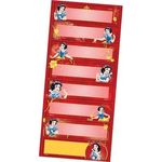 Adesivo Decorativo Retangular Branca de Neve New - 03 cartelas