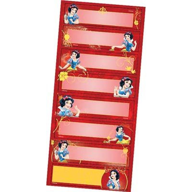 Adesivo Decorativo Retangular Branca de Neve New - 03 cartelas