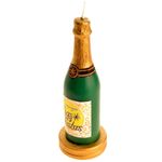 Vela Artesanal Garrafa de Champagne - Boas Festas