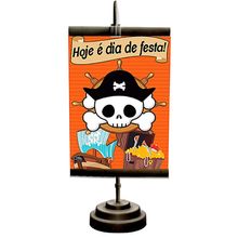 Enfeite de Mesa Banner Especial Festa Piratas NEW