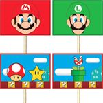 Lolipop para Cupcake Especial Super Mario Bros - 10 Un