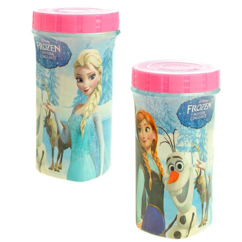 Porta Biscoito Quadrado Frozen Disney