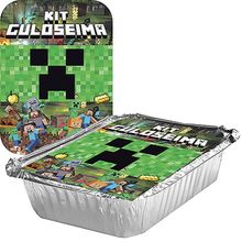 Adesivo para Marmita Grande 500ml Minecraft CREEPER - 04 Un