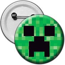 Festa Minecraft - Broche Especial Minecraft CREEPER - Para Lembrancinha