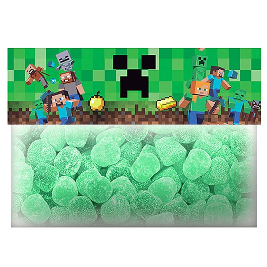 COPO DE PAPEL MINECRAFT GRAFITE COM 12 UNID - COPO DE PAPEL