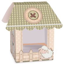 Sonho de Carneirinho - Box Home para Cupcake M 10 Un