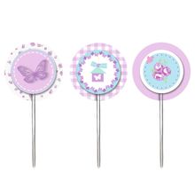 Jardim das Borboletas - Pick para Cupcake 12 Un