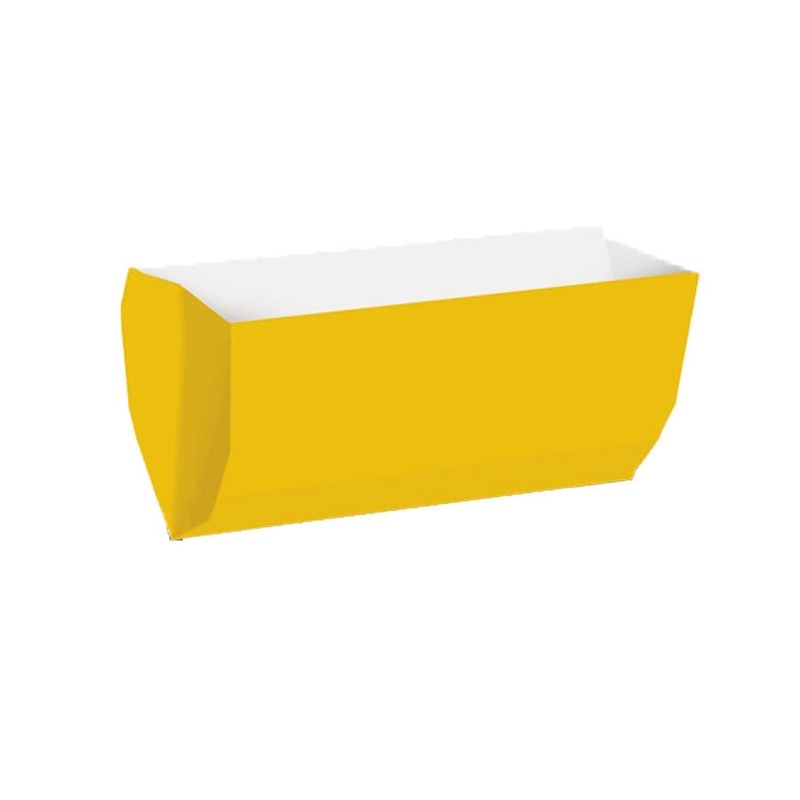 Saquinho para Hot Dog Liso Amarelo 9x17,5x5 - 50 Un