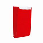 Saquinho para Pipoca Hot Dog Liso Vermelho Grande 14x8x4 - 50 Un