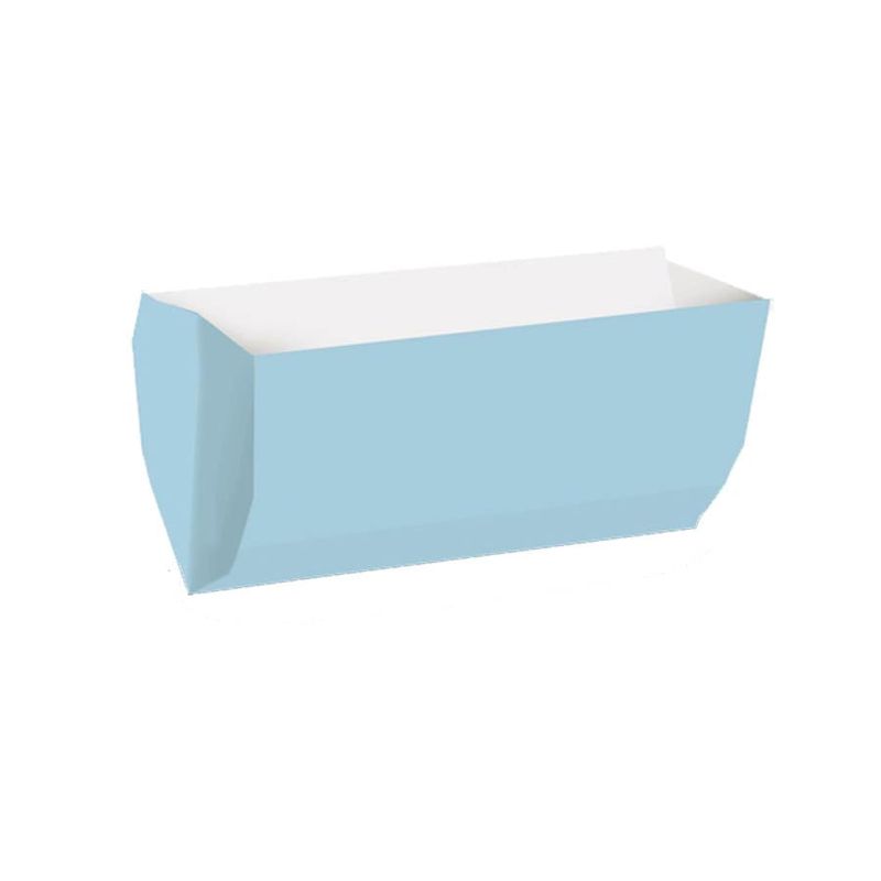 Saquinho para Hot Dog Liso Azul Bebe 9x17,5x5 - 50 Un