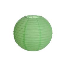 Lanterna de Papel Redonda 25cm Verde