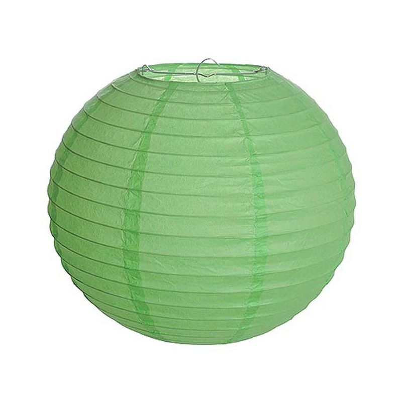 Lanterna de Papel Redonda 30cm Verde