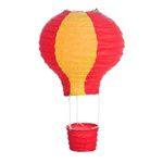 Balão Amarelo Vermelho Grande 40x50