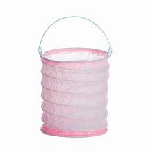 Lanterna com Suporte para Vela Rosa 8x9