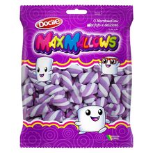 Pacote Maxmallows Twist Roxo/Branco Baunilha - 250g