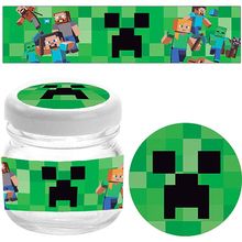 Kit Adesivo Especial para 10 Potinhos - Minecraft CREEPER