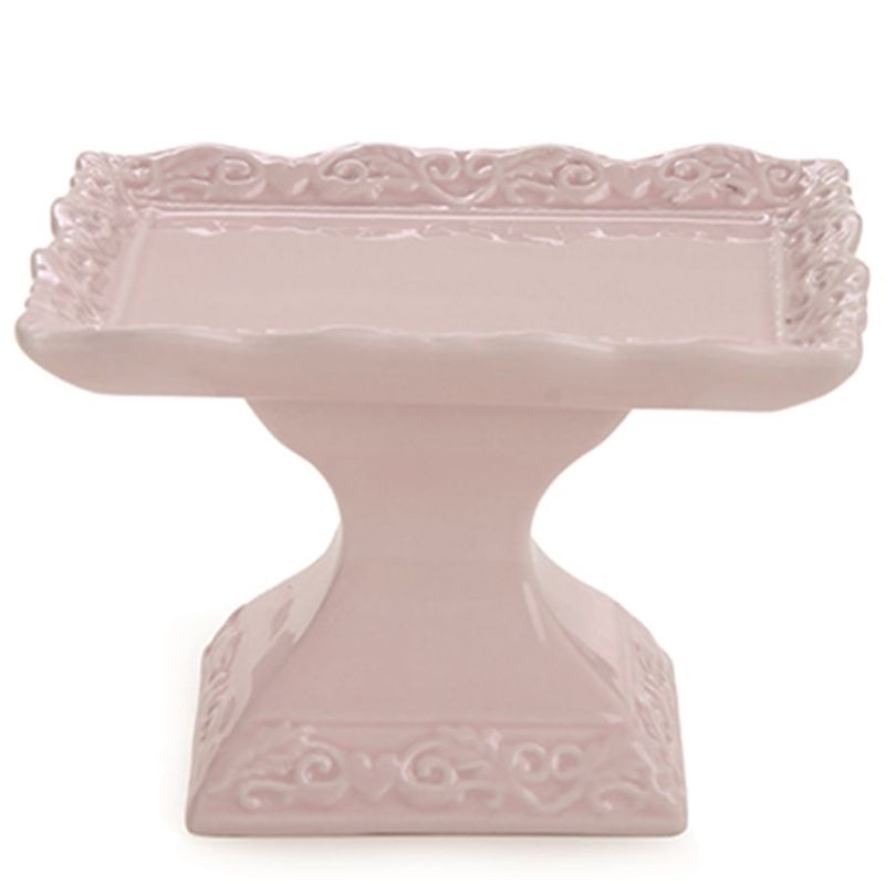 Cake - Bailarina Quadrada Rosa - Pacote com 4 un
