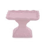 Cake - Bailarina Quadrada Rosa - Pacote com 4 un