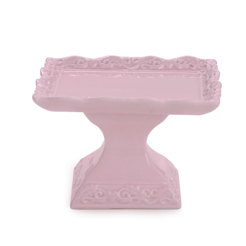 Cake - Bailarina Quadrada Rosa - Pacote com 4 un