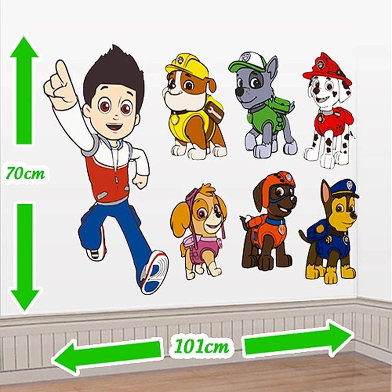 Cenário Adesivo Patrulha Canina - Personagens