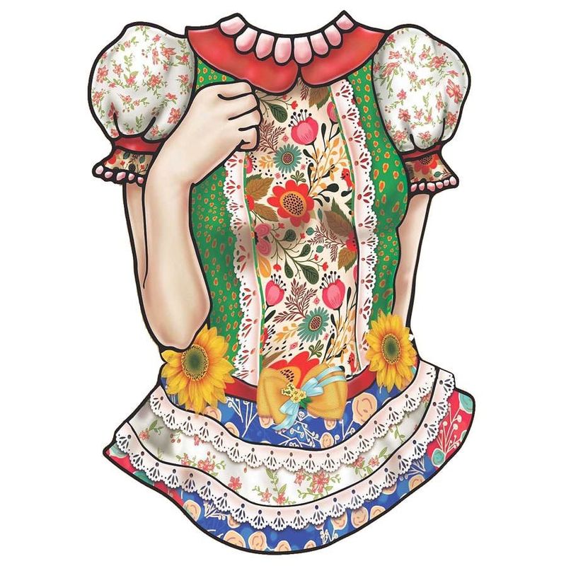 Painel Cartonado para Festa Junina Foto MENINA