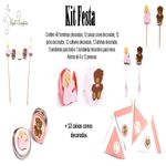 Kit Festa para Decoração de Mesa - Maternidade Menina