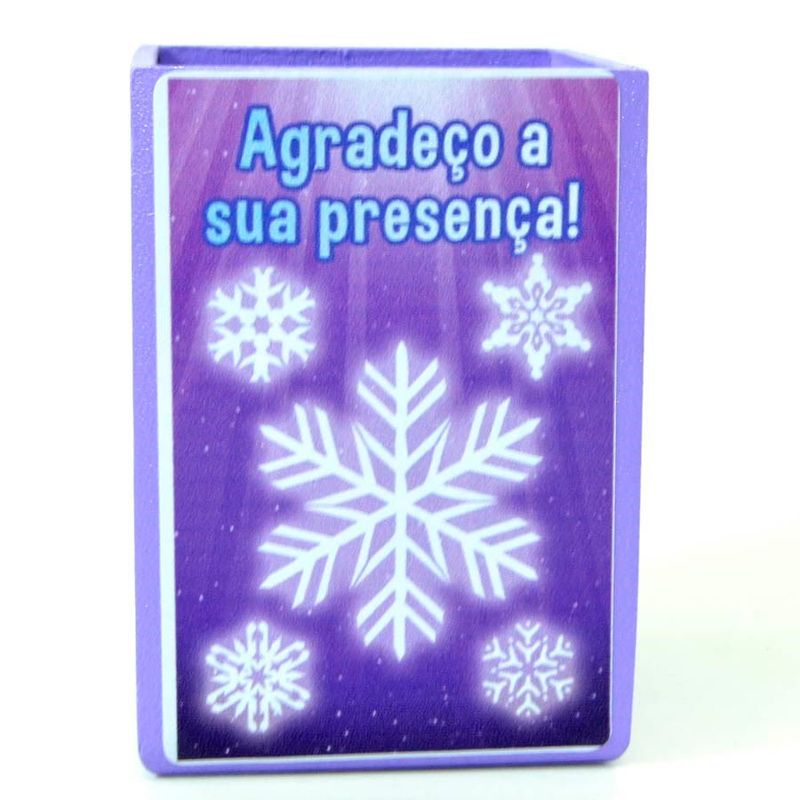 Lembrancinha - Caixa Porta-treco em MDF Frozen