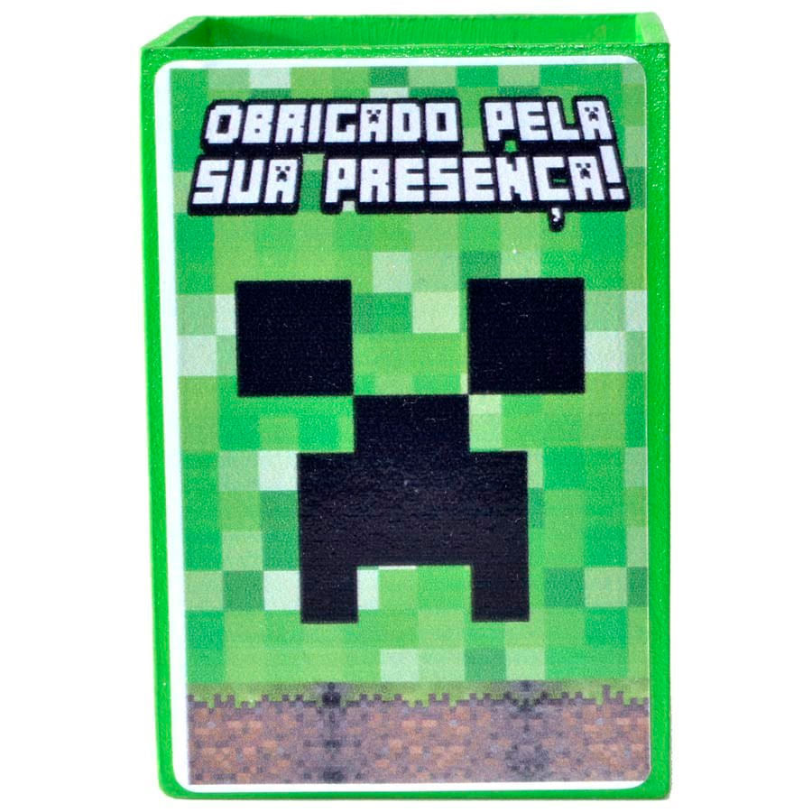 Adesivo Especial Rt Minecraft Steve TNT no Magazine 25 - Magazine 25 de  Março Festas