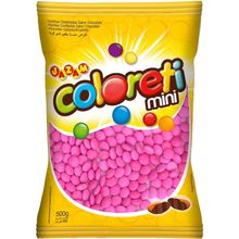 Pacote Mini Confete Coloreti Chocolate ROSA - 300g