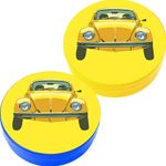 Latinha Plástica 5x1 Lembrancinha Carros Vintage FUSCA