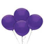Balão REDONDO nº 9 Liso Roxo - 50 Un