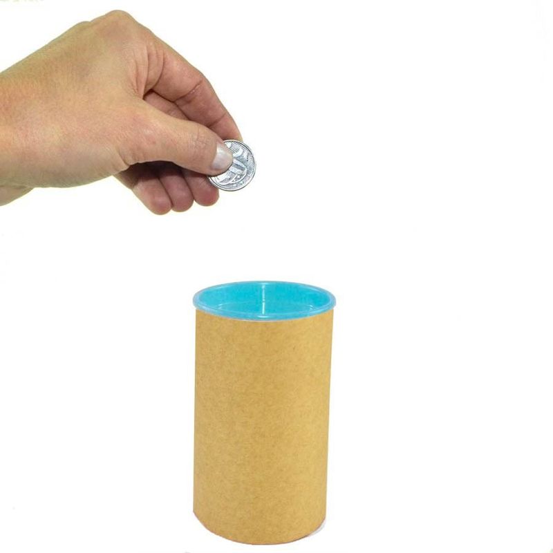 Cofrinho para Lembrancinha com Tampa Azul Claro - 10 Un