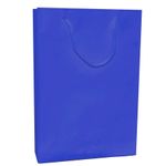 Sacola Cartonada 21.5x15cm Liso Azul Royal - 10 Un
