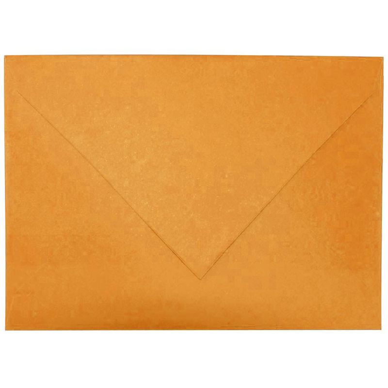 Envelope para Convite Grande 11x16cm Laranja - 10 Un