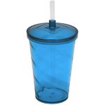 Copo Milk Shake em Acrílico 700ml - Azul