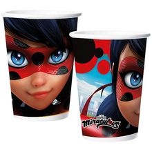 Copo de Papel 180ml Miraculous Ladybug - 08 Un