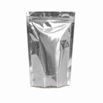 Sacola Metalizada com Ziper Prata 16x12+3,5 Sanf - 8 Un