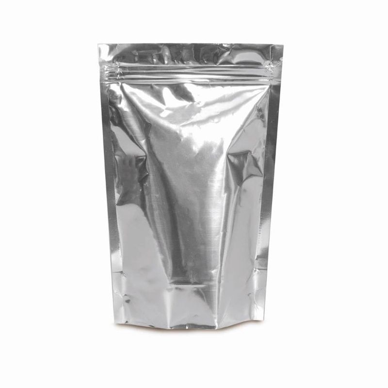 Sacola Metalizada com Ziper Prata 16x12+3,5 Sanf - 8 Un