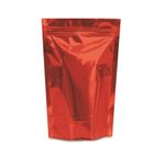 Sacola Metalizada com Ziper Vermelho 16x12+3,5 Sanf - 8 Un