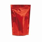 Sacola Metalizada com Ziper Vermelho 16x12+3,5 Sanf - 8 Un