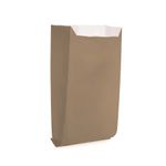 Saquinho para Pipoca Hot Dog Liso Pardo Grande 14x8x4 - 50 Un