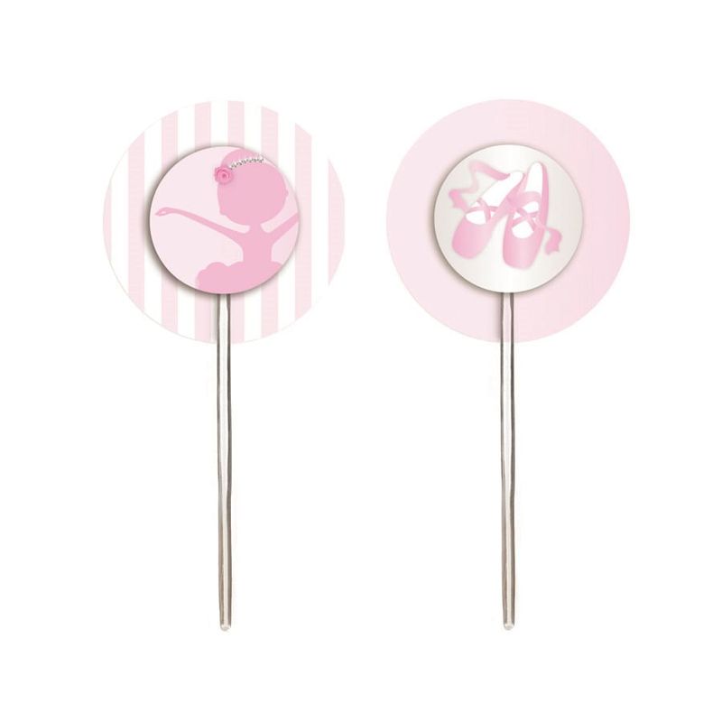 Ballet - Pick para Cupcake 12 Un